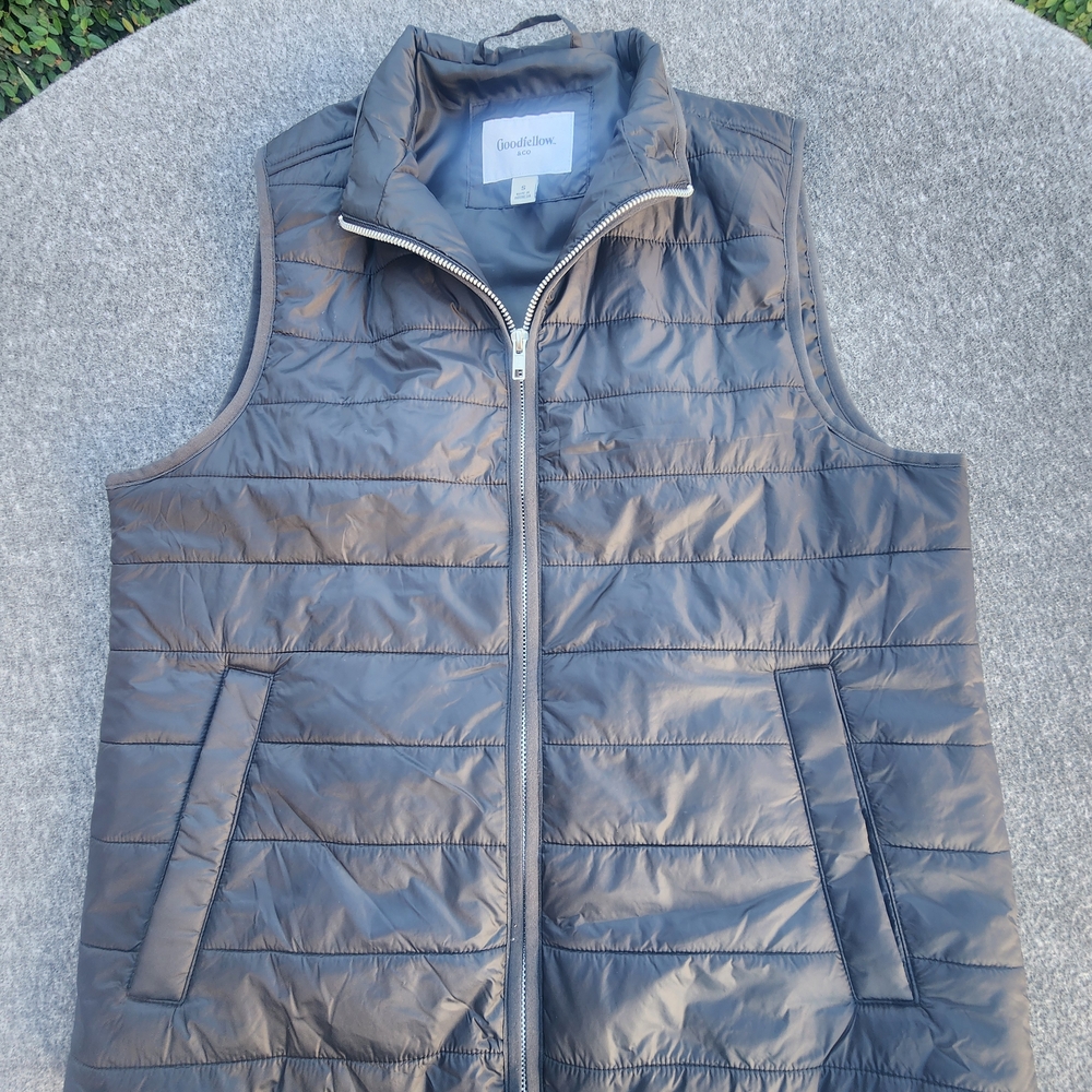 Goodfellow & Co Men's Quilted Puffer Vest - Gray